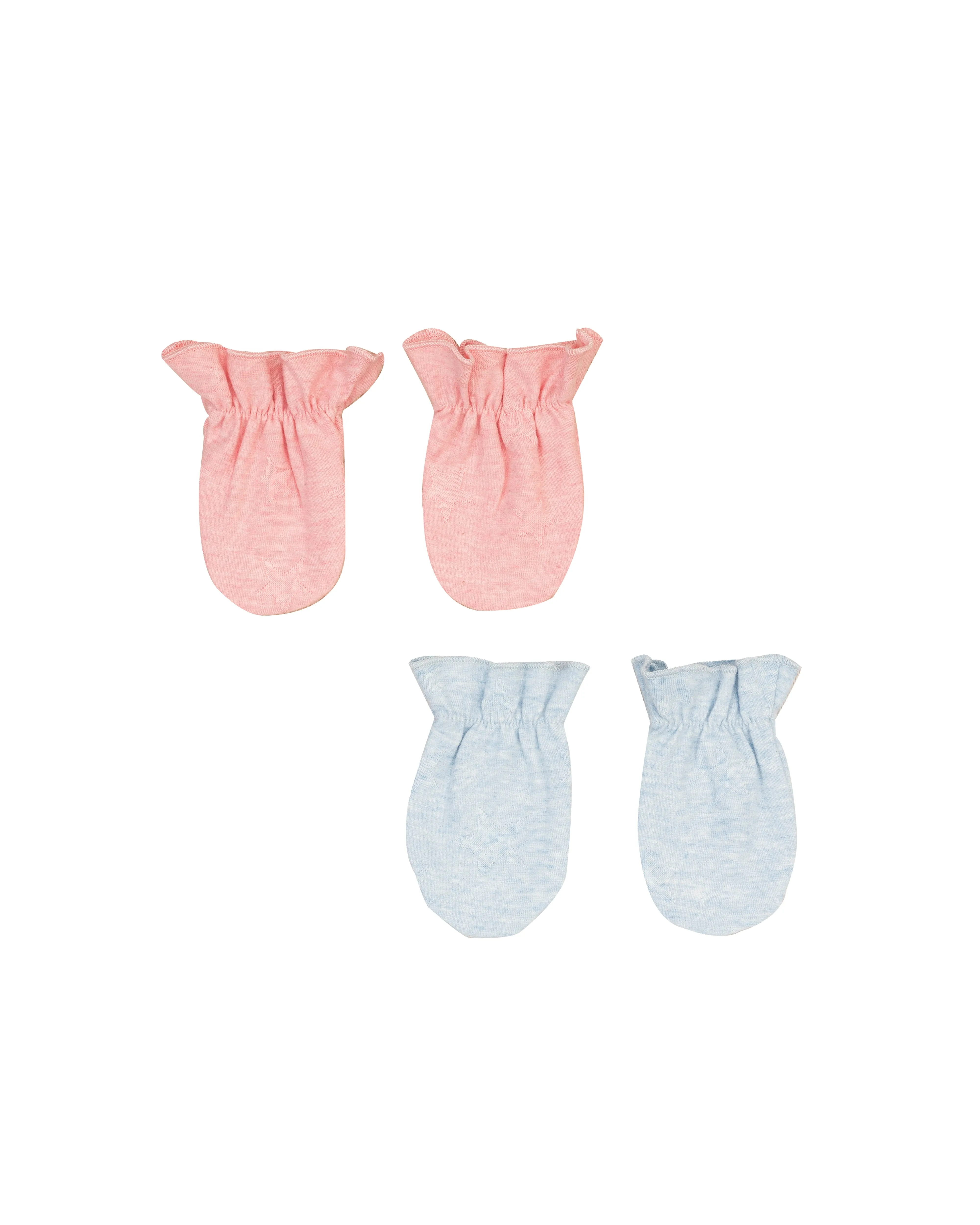 4-Pairs Baby's Mittens Bundle (Ruffle Star)