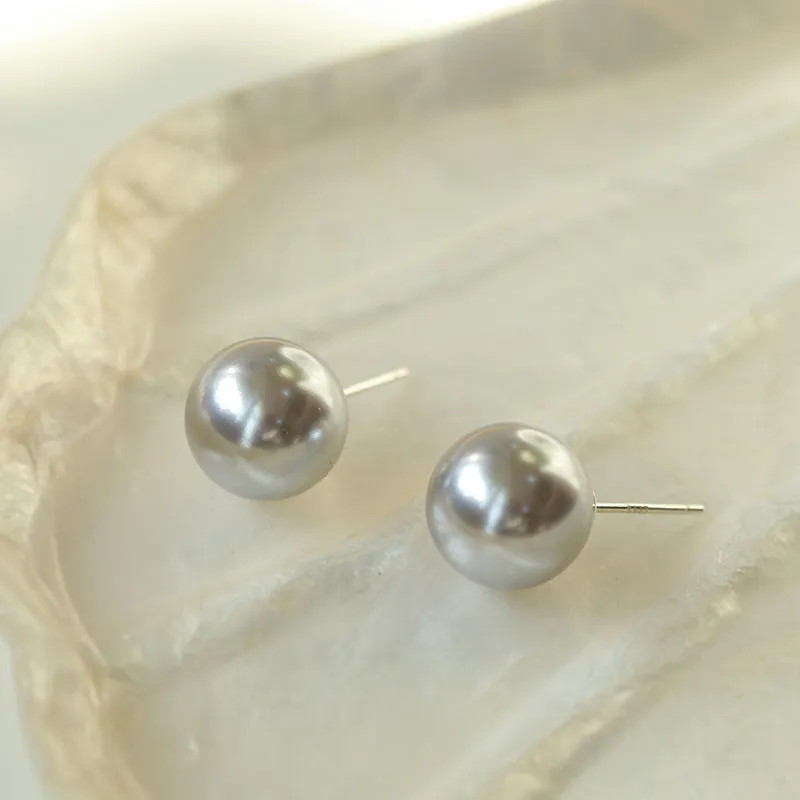 6-14mm Swarovski Pearl Ear Stud Earrings