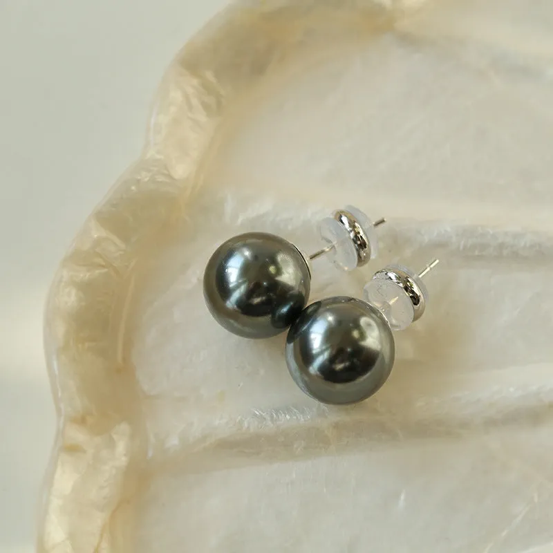 6-14mm Swarovski Pearl Ear Stud Earrings