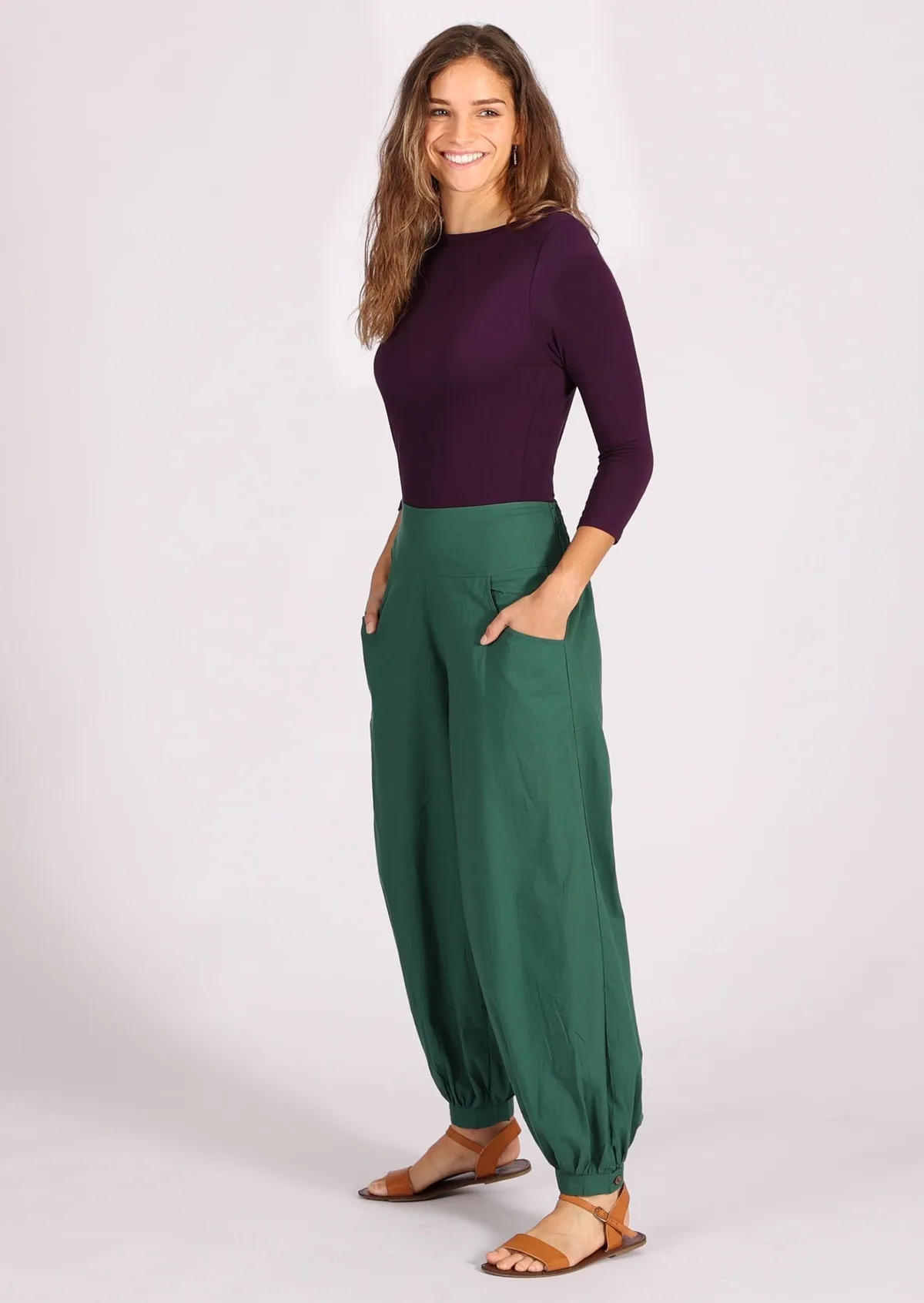 Acapulco Pants Hunter Green