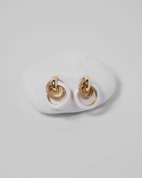 ACRYLIC ROUND EARRINGS 2188 - حلق