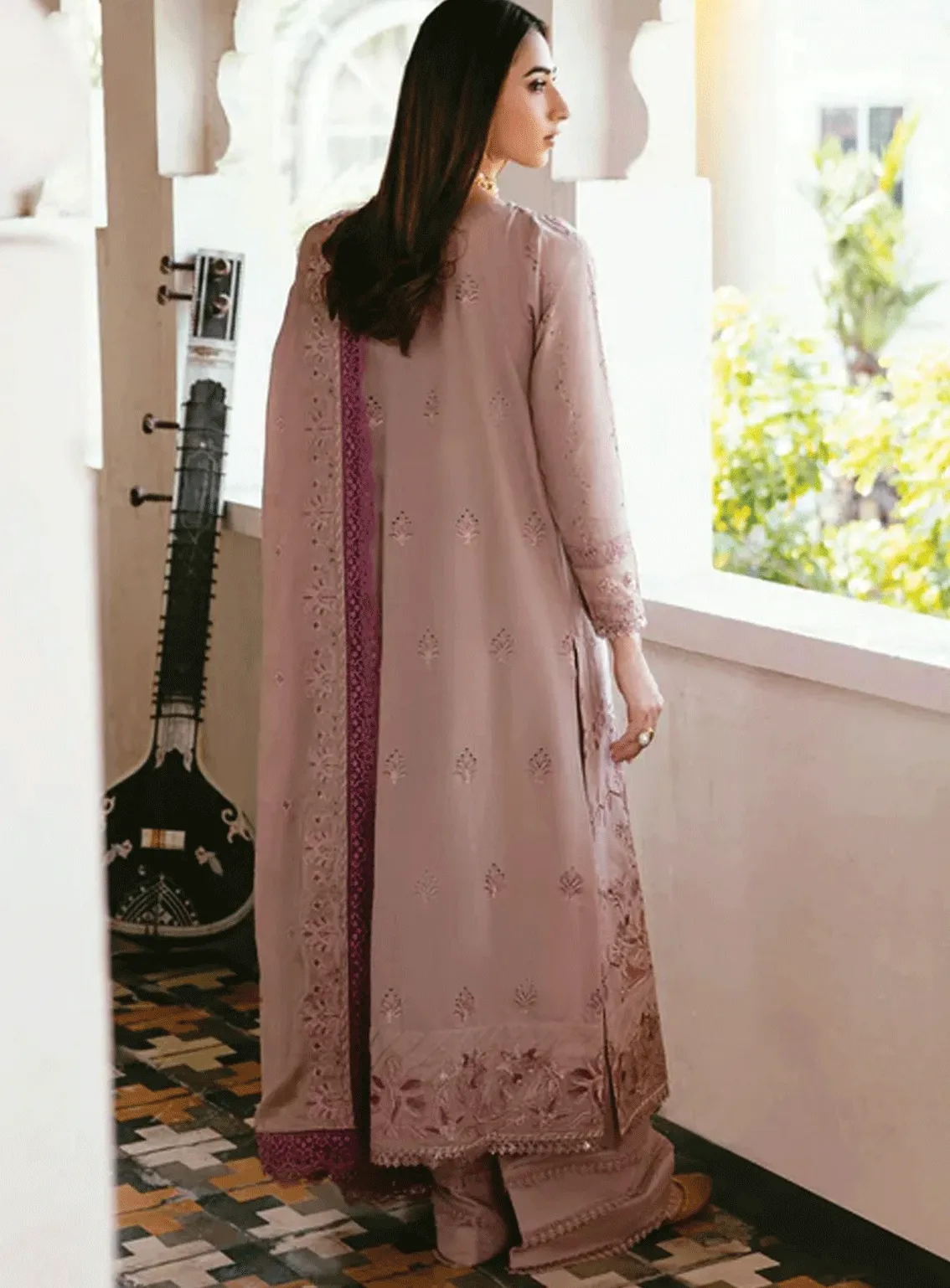 Afsanay By Florent Embroidered Khaddar Unstitched 3 Piece Suit - FL23AK FLK-4A