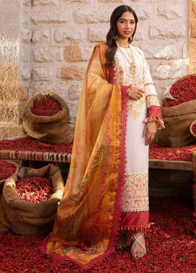 Aira By Asim Jofa Embroidered Jacquard Unstitched 3 Piece Suit - AJ24AP AJAR-30