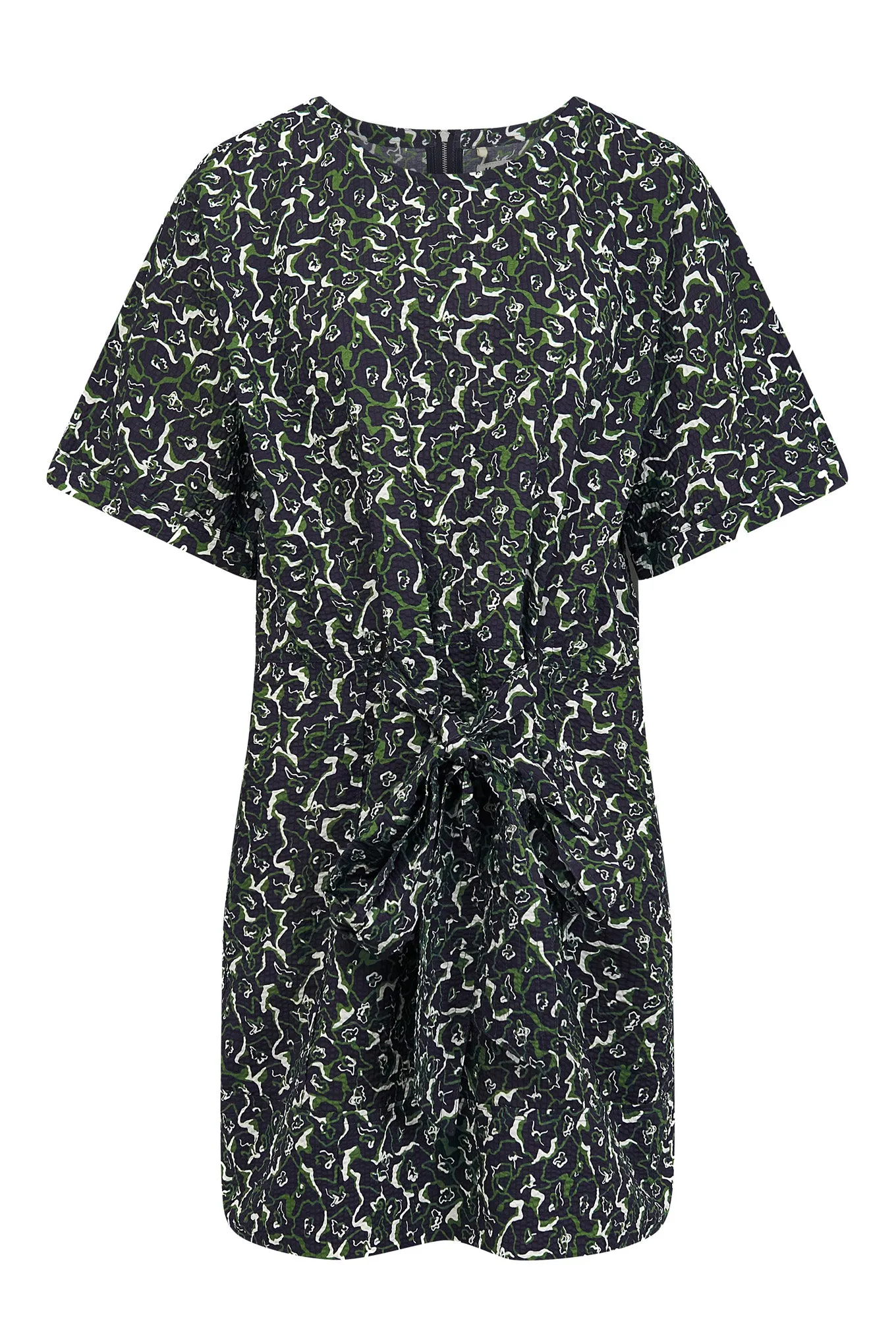 AKINA Dress - Organic Cotton Navy Print