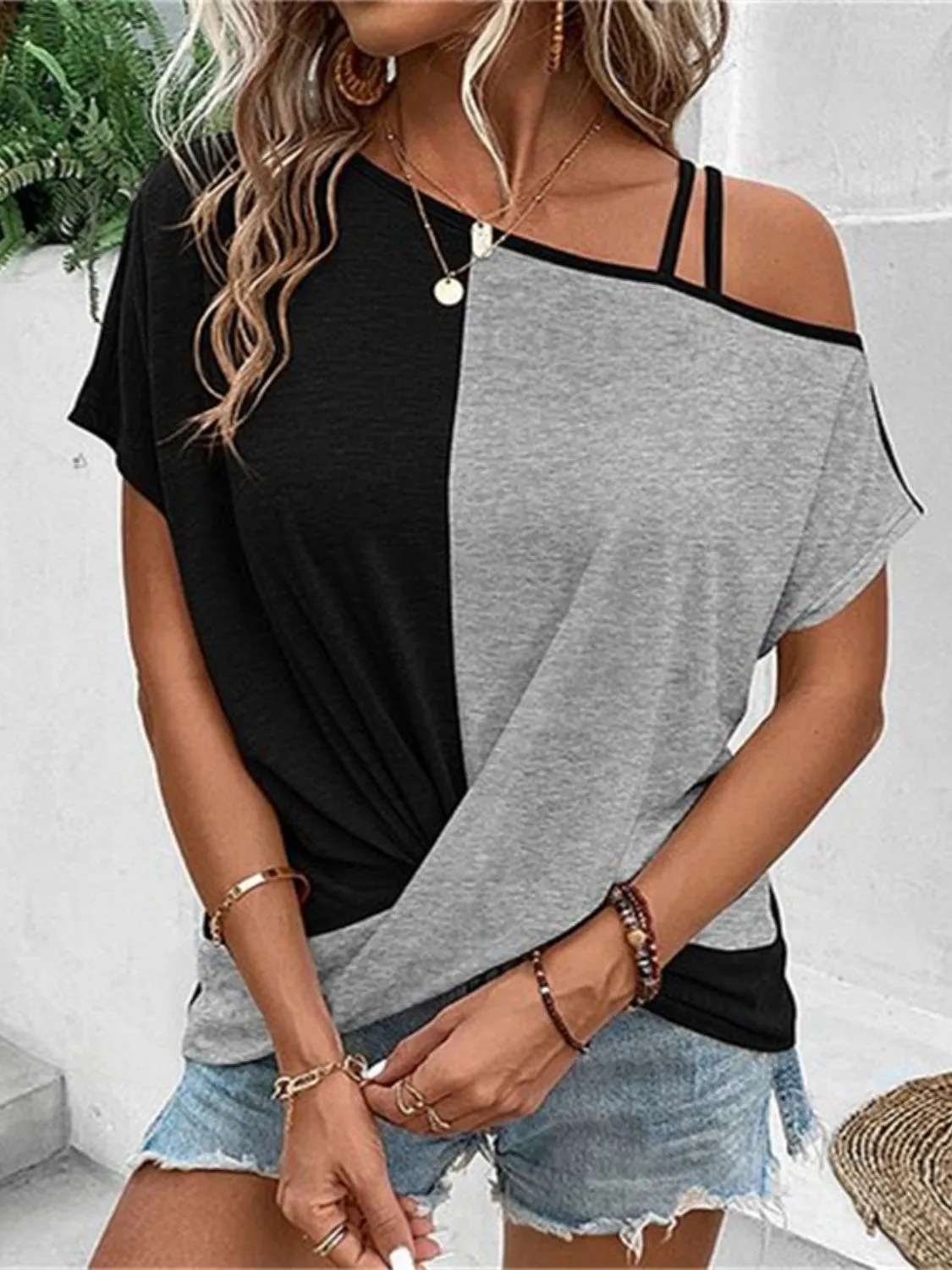 Always On My Mind Asymmetrical Tee