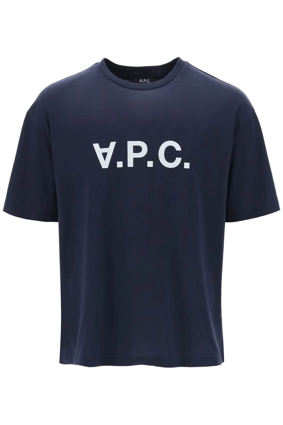 A.p.c. river t-shirt with flocked logo