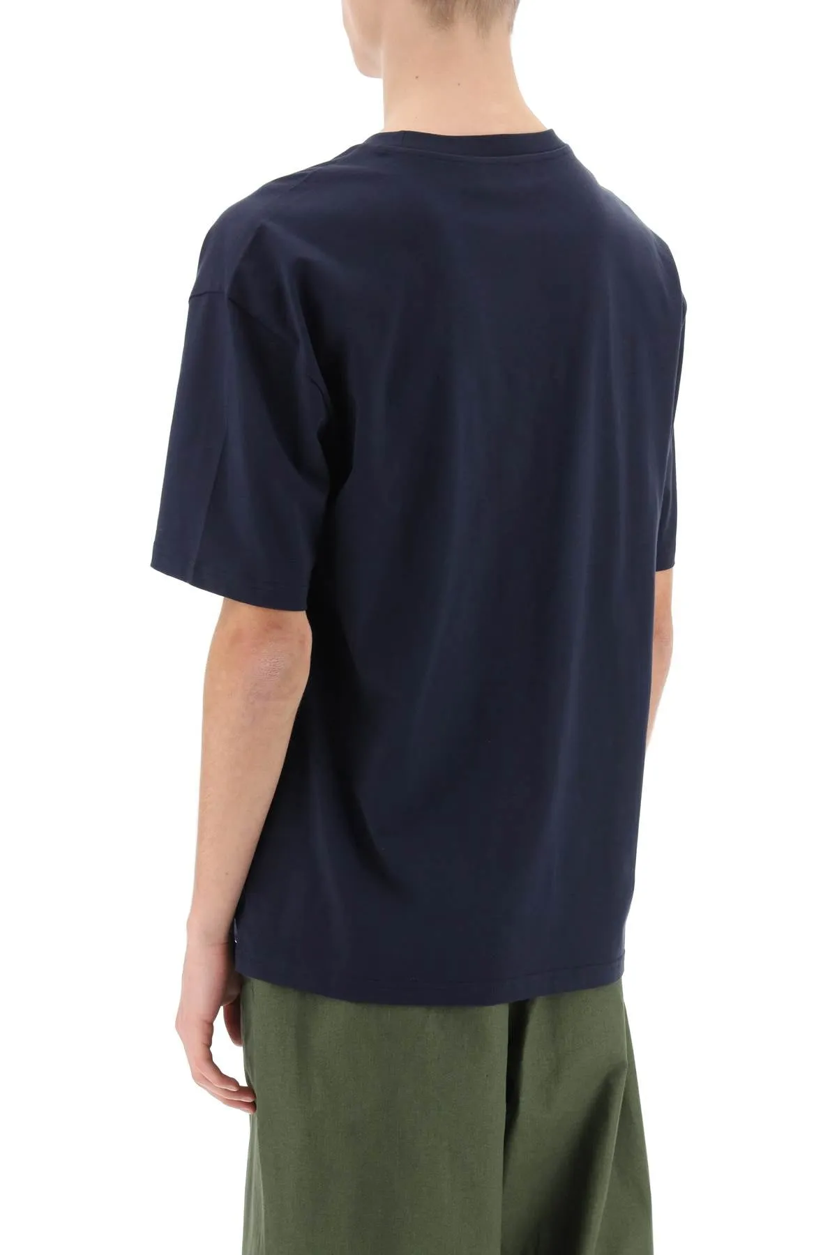 A.p.c. river t-shirt with flocked logo