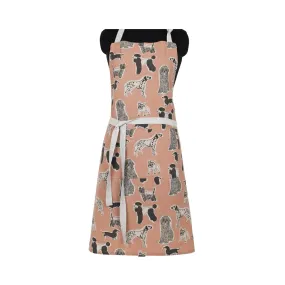 Apron Woof - Salmon Pink