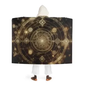 Aria Ember - Magical Hooded Sherpa Fleece Blanket