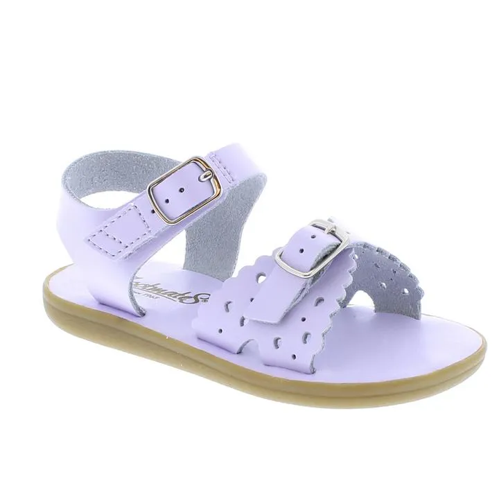 Ariel Casual Kid's Sandal - Lavender Leather