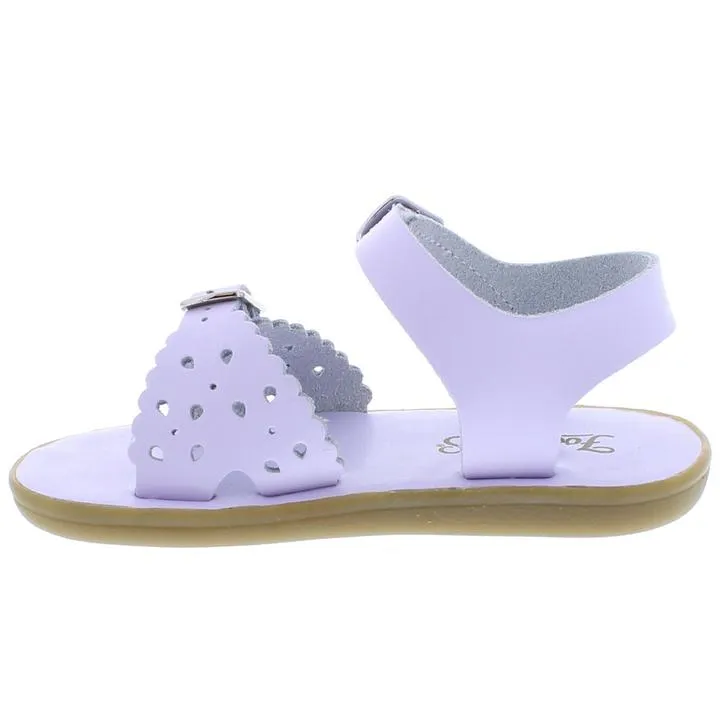 Ariel Casual Kid's Sandal - Lavender Leather