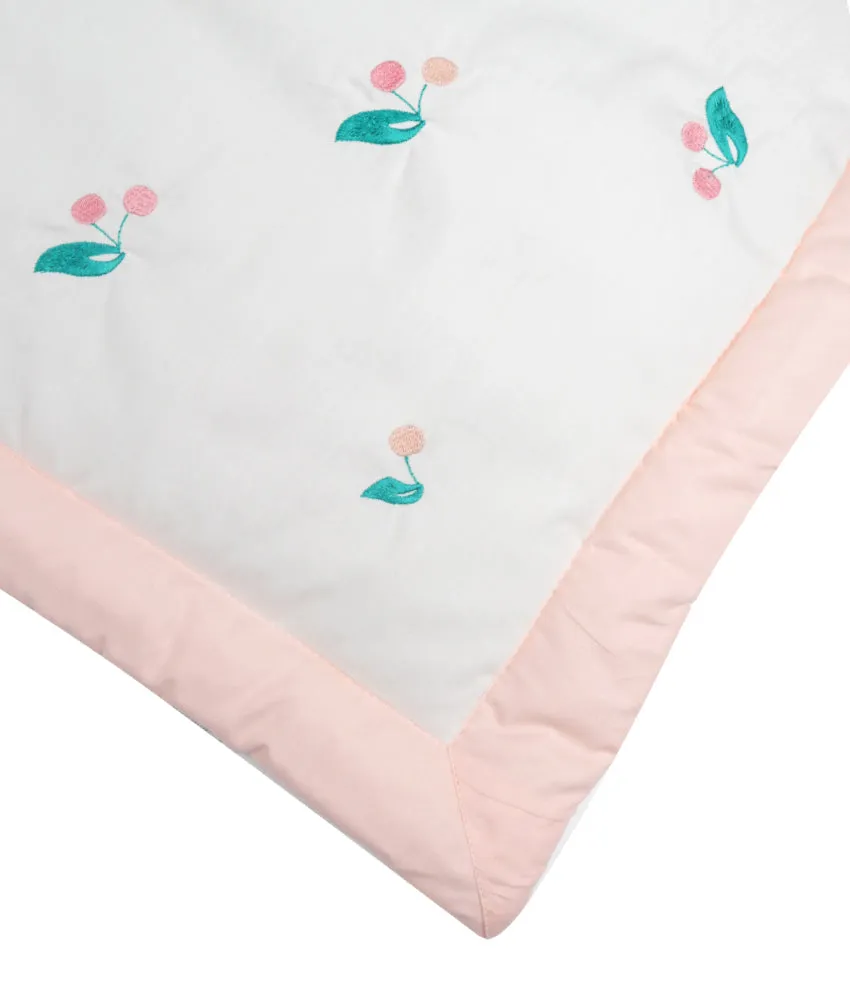 Baby Comforter Quilt – Cherry Theme