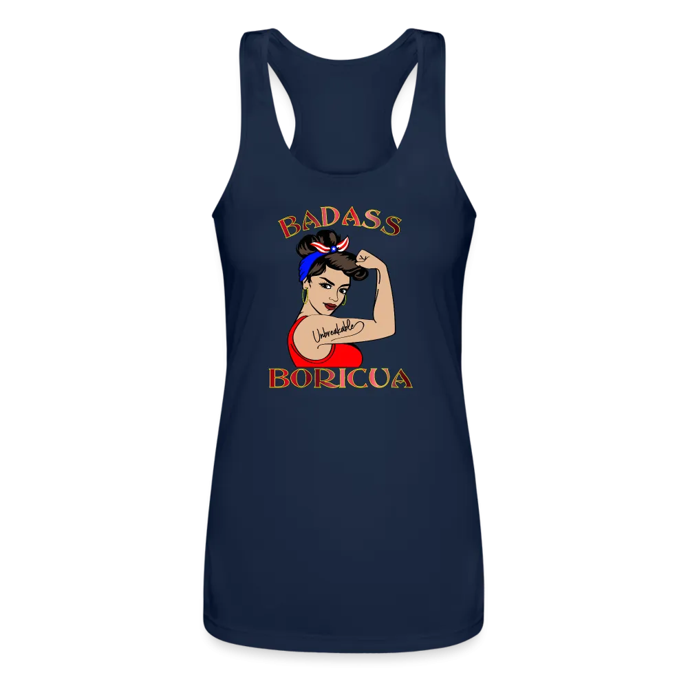 Badass Boricua Unbreakable Women’s Racerback Tank