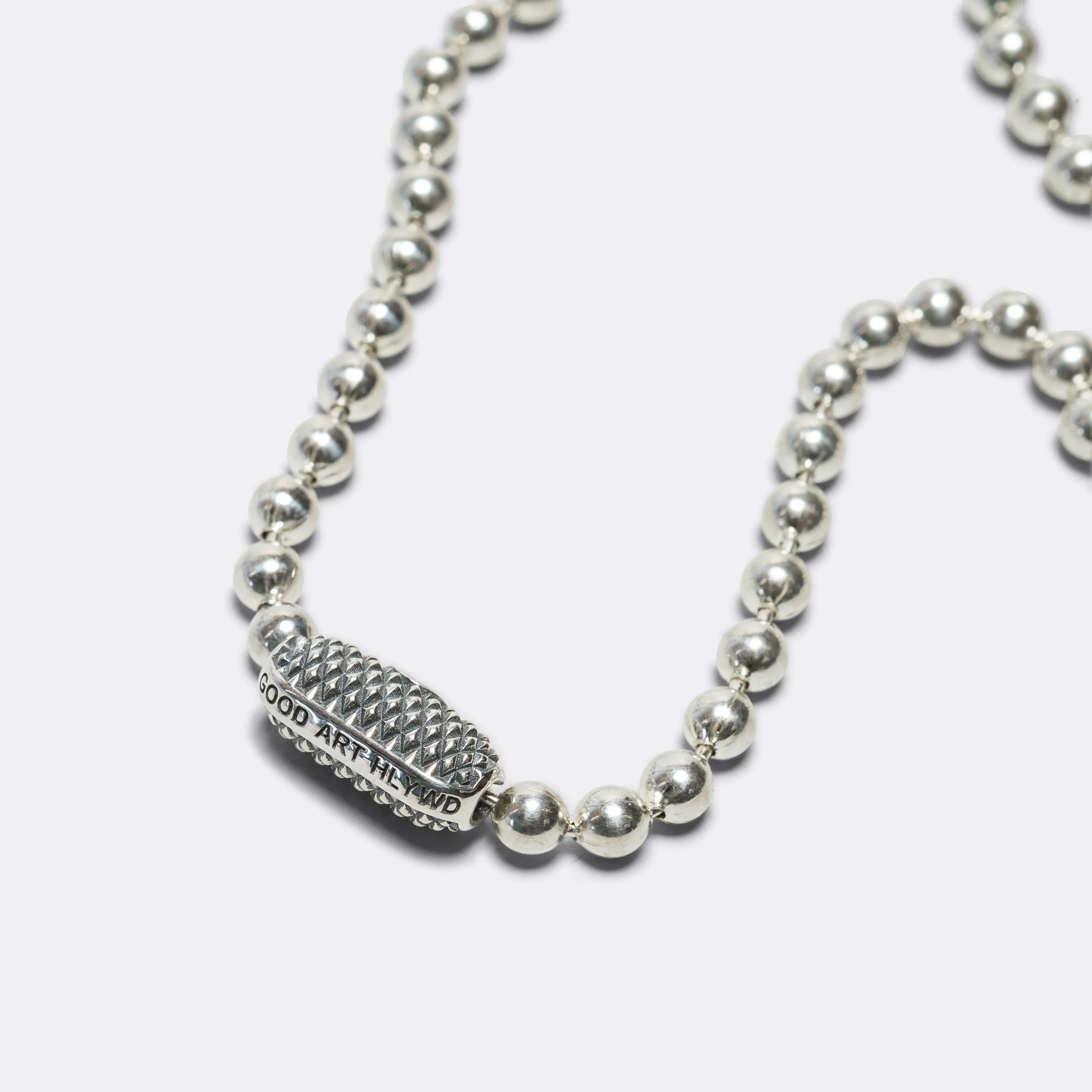 Ball Chain Necklace Goosebumps - A - 925 Silver