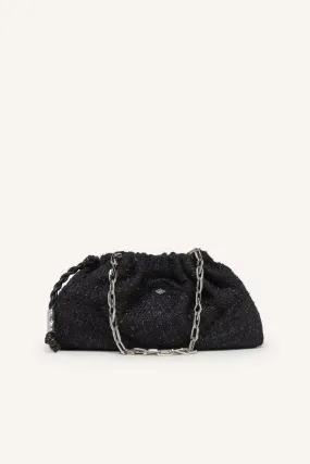 Bash Paris June Tweed Bag in Black