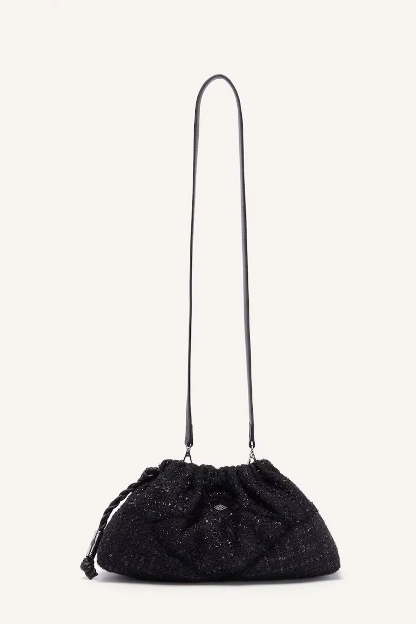 Bash Paris June Tweed Bag in Black