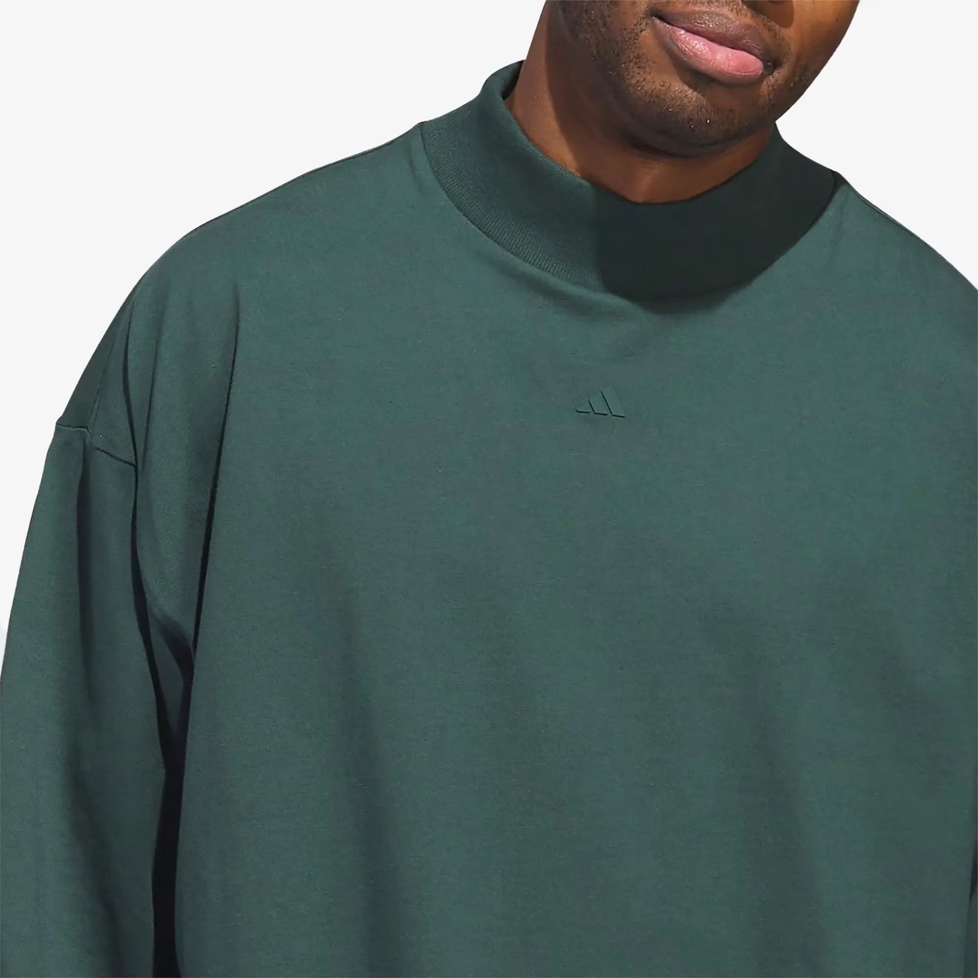 BASKETBALL LONG SLEEVE TEE 'MINERAL GREEN'