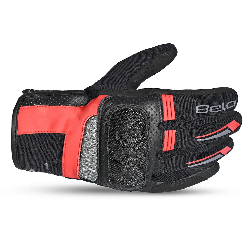 BELA Hero Air  - Summer Mesh Gloves - Black Gray Red