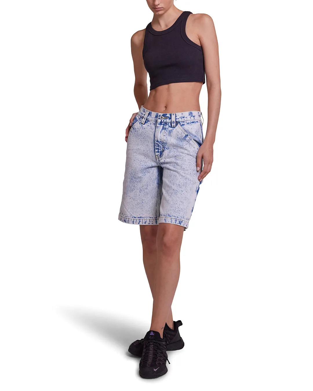 Bella Short - Indigo Acid Stonewash