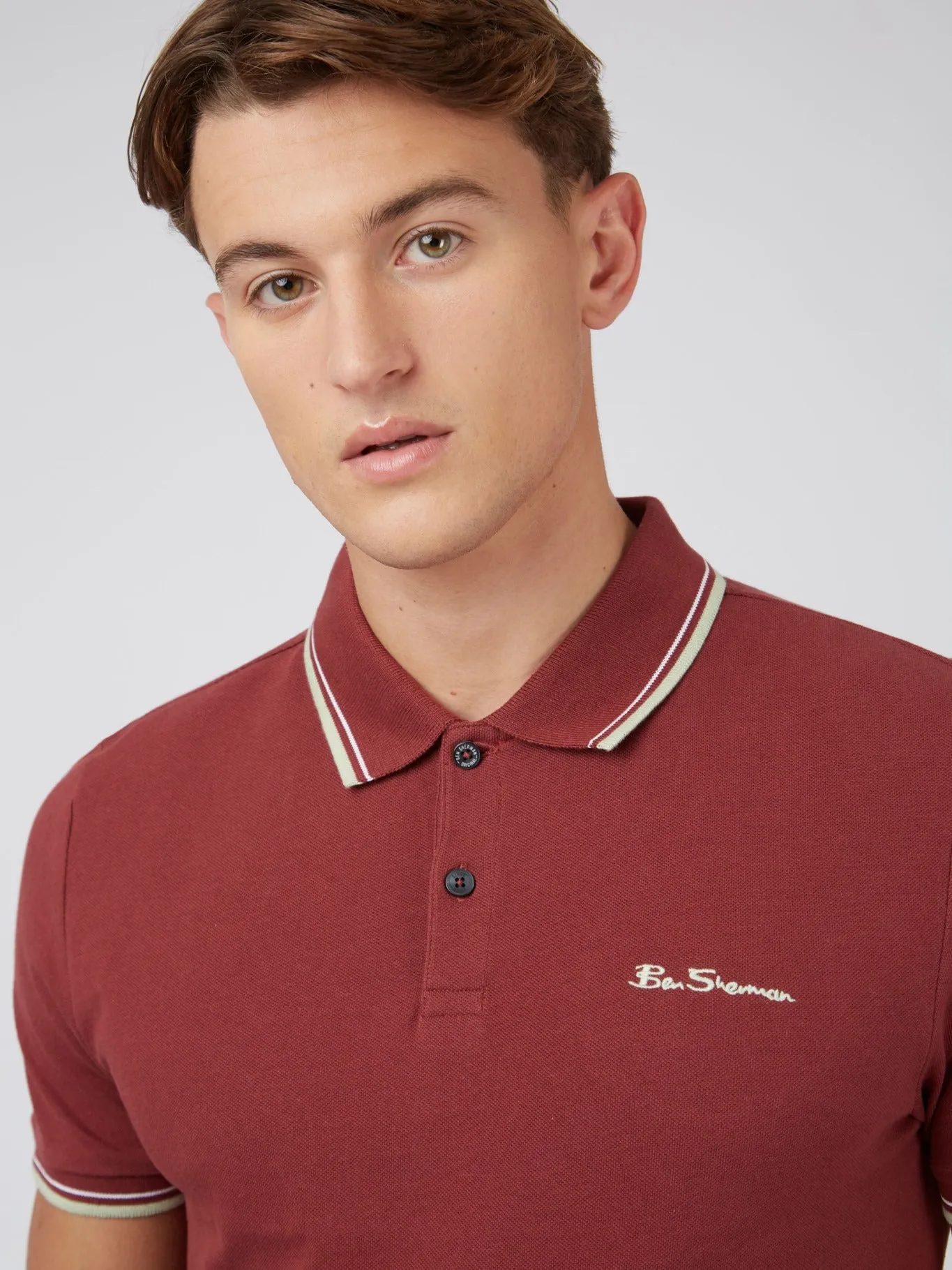 Ben Sherman Mens Polo T-Shirt 'Signature Polo'