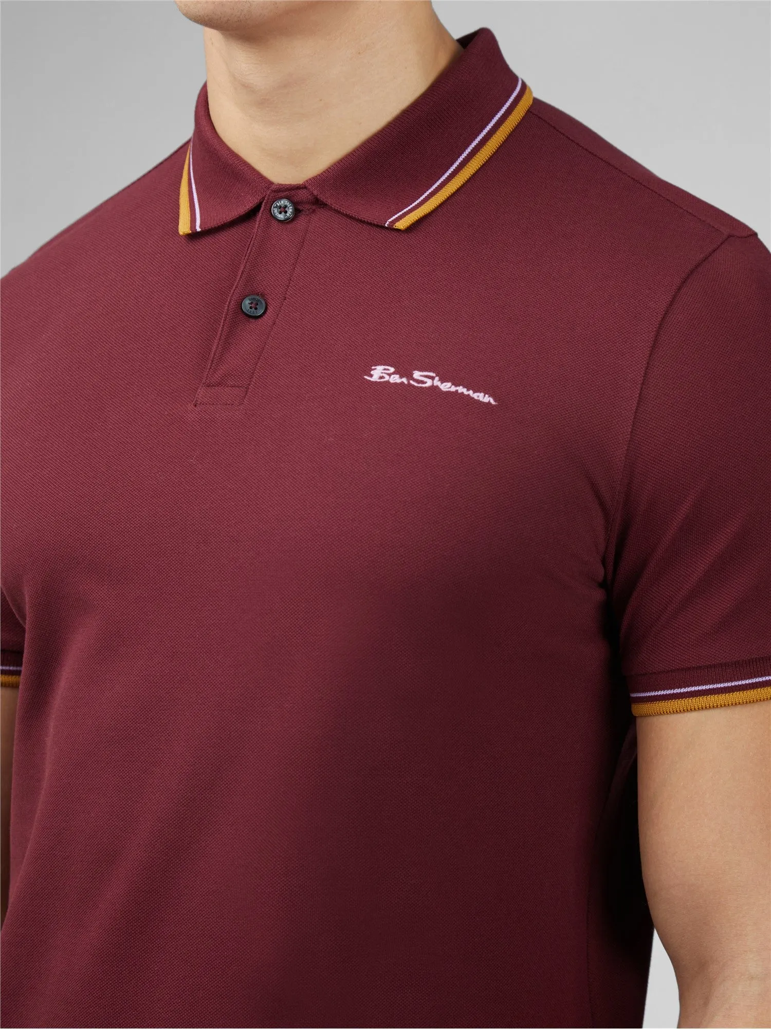 Ben Sherman Mens Polo T-Shirt 'Signature Polo'