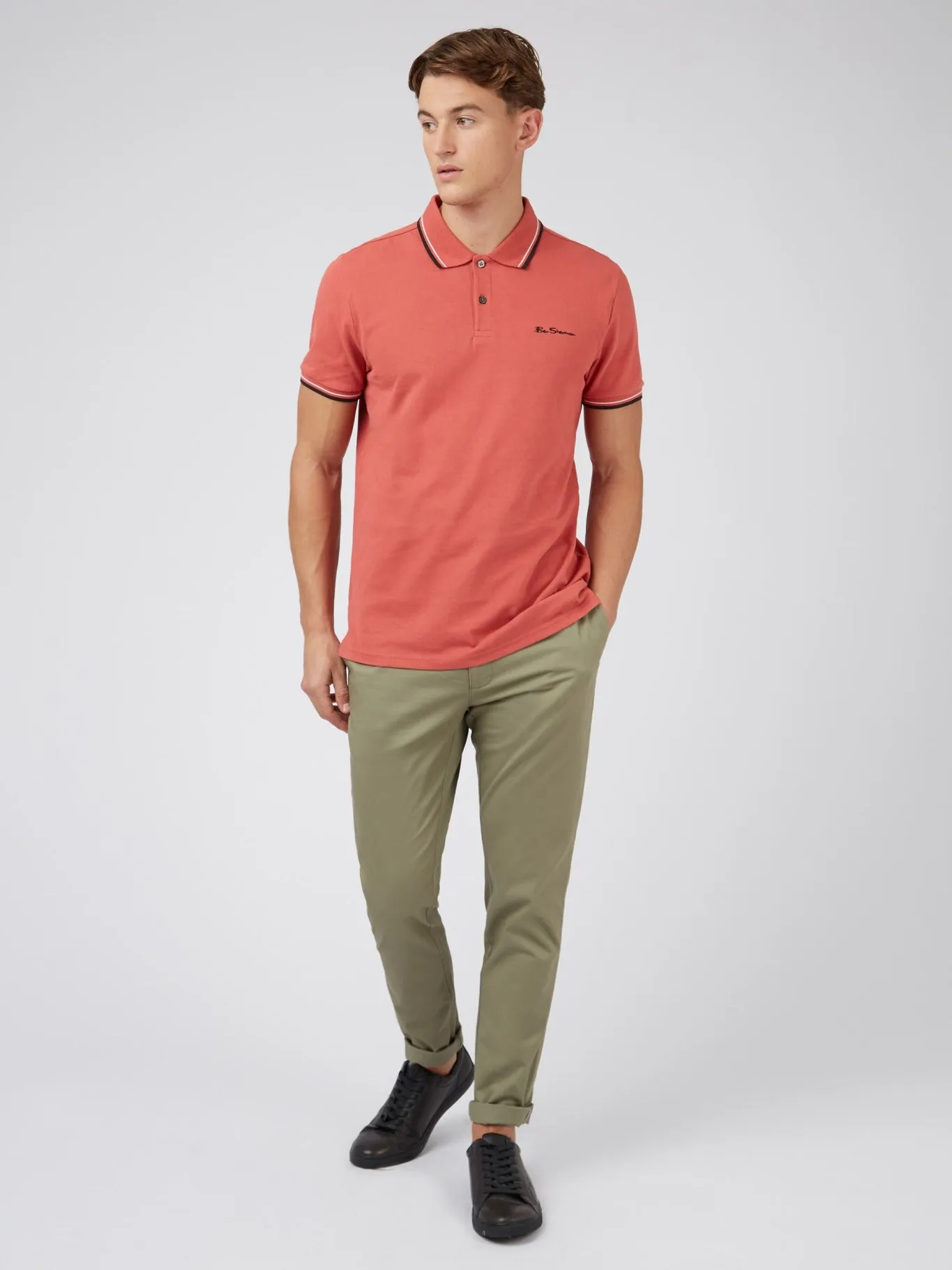 Ben Sherman Mens Polo T-Shirt 'Signature Polo'