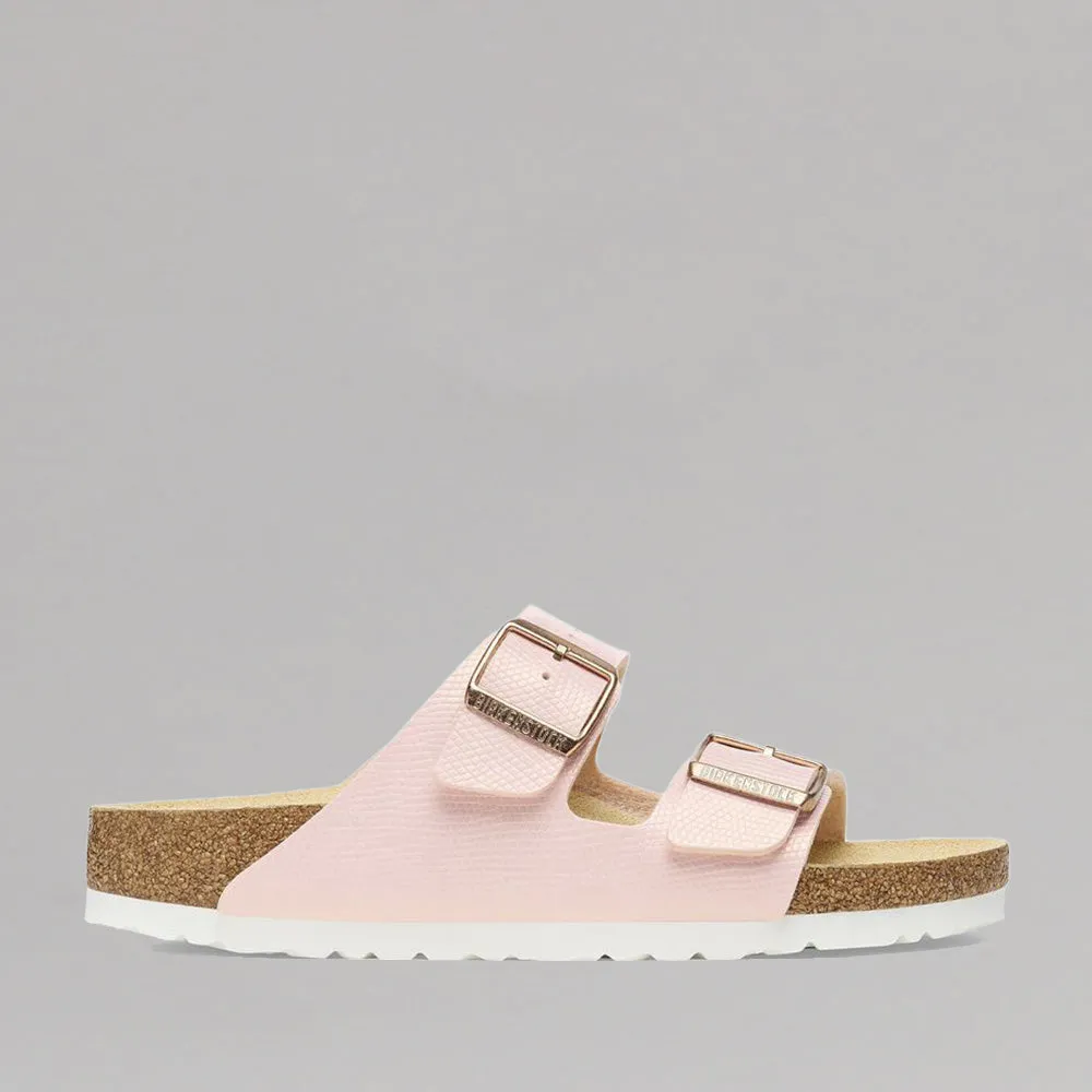 BIRKENSTOCK - ARIZONA SHINY 1026467 - LIGHT ROSE EMBOSSED