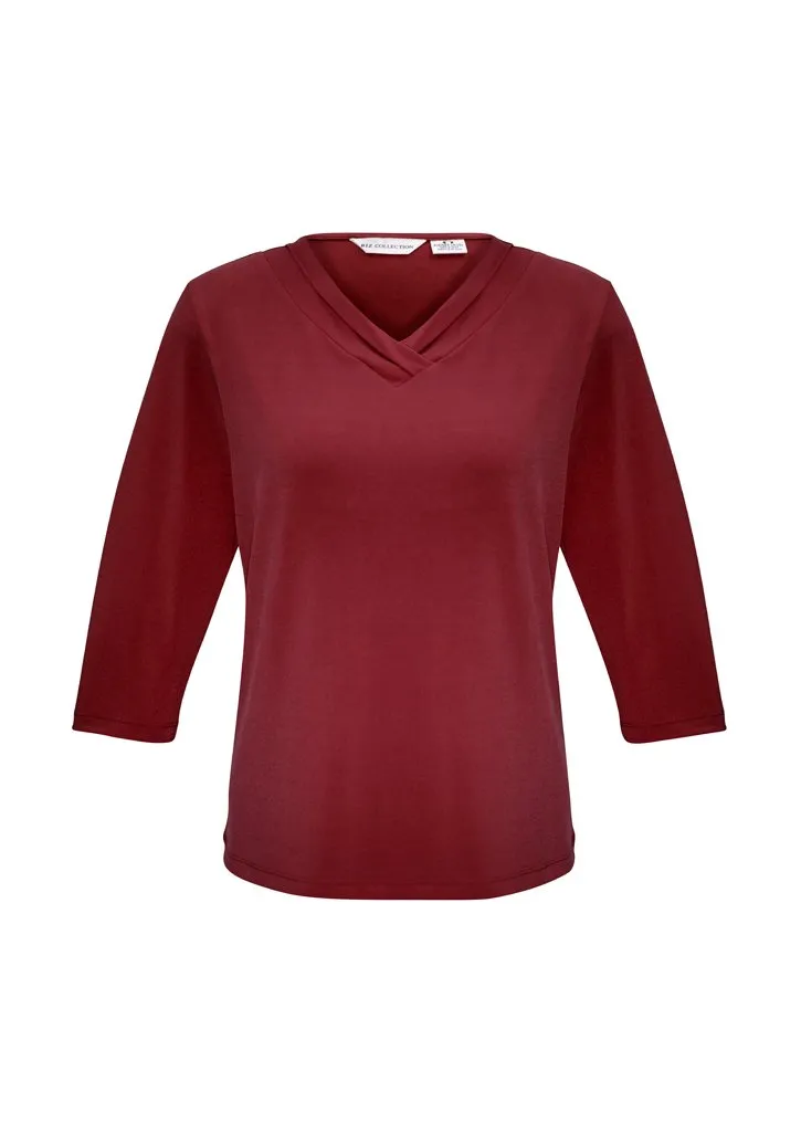 BizCollection K819LT Ladies Lana 3/4 Sleeve Top