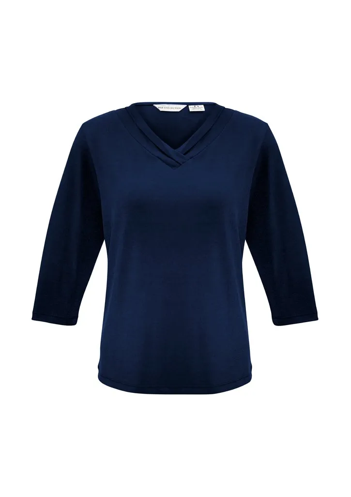 BizCollection K819LT Ladies Lana 3/4 Sleeve Top