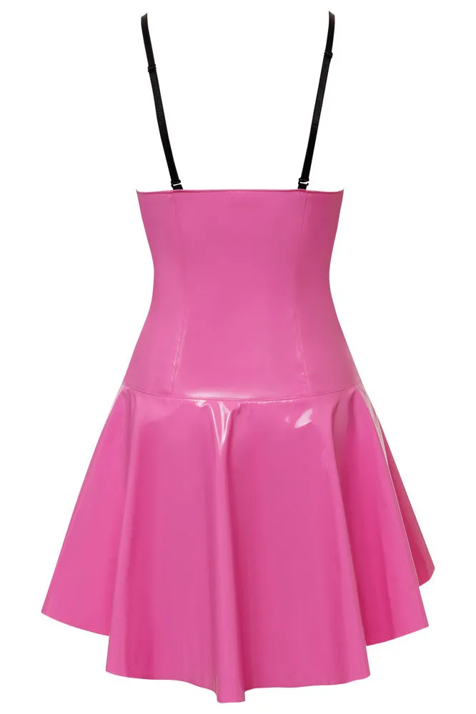 Black Level Pink Vinyl Dress