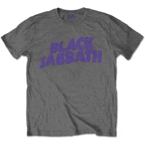 Black Sabbath Kids Charcoal T-Shirt - Black Sabbath Purple Logo