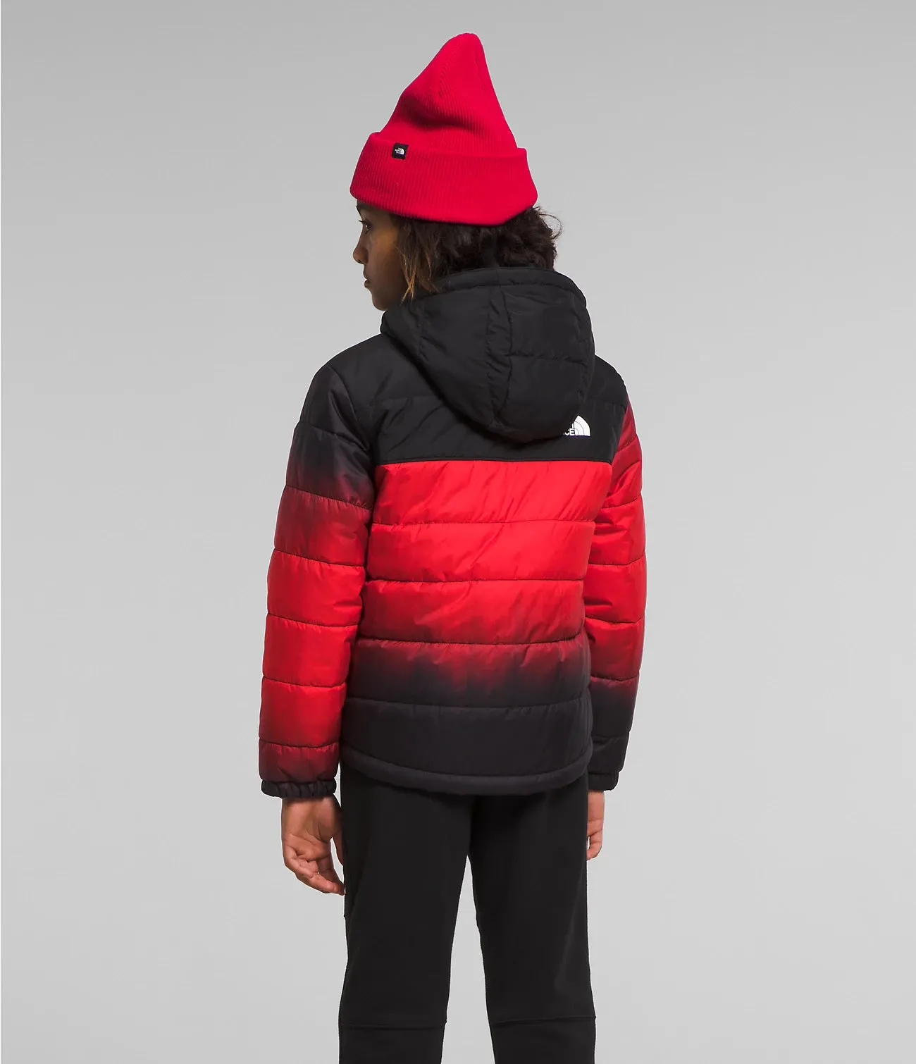 Boys' The North Face | Reversible Mount Chimbo Jacket | Fiery Red