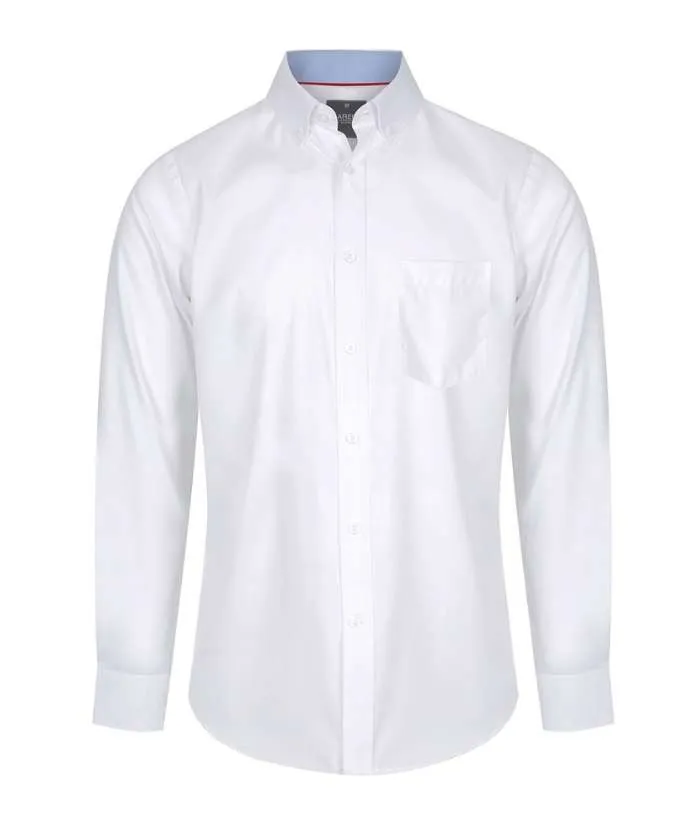 Bradford Mens, Classic Fit, Fine Oxford,Long Sleeve Shirt