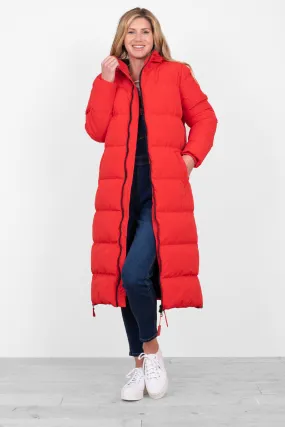 Brakeburn Coat BBLJKT009726 Red Puffa