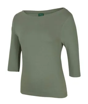 C of C Ladies 3/4 Sleeve Boat Neck Tee