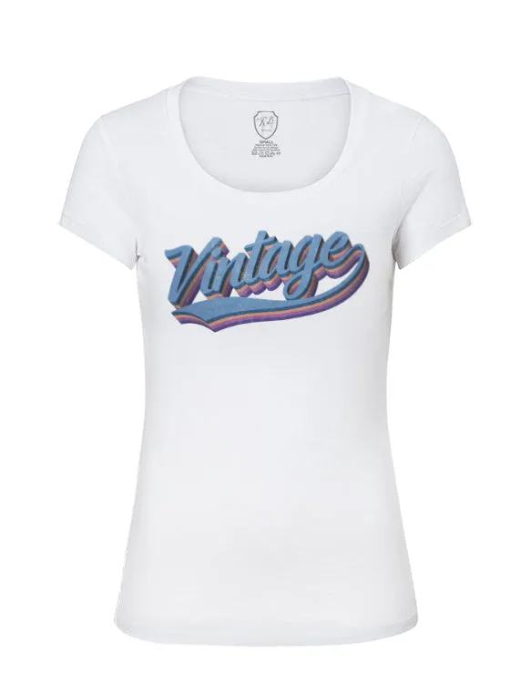 Cool Women's Graphic T-shirt "Vintage" WD380