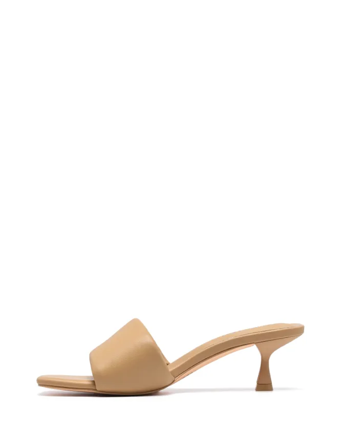 Copy of Luxe Mule Heel - Caramel