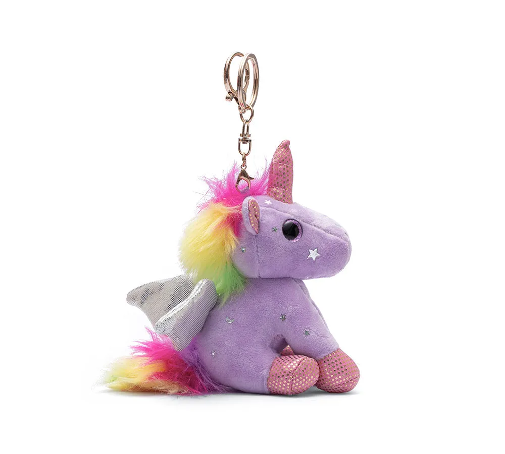 Cute Plush Unicorn Keyring