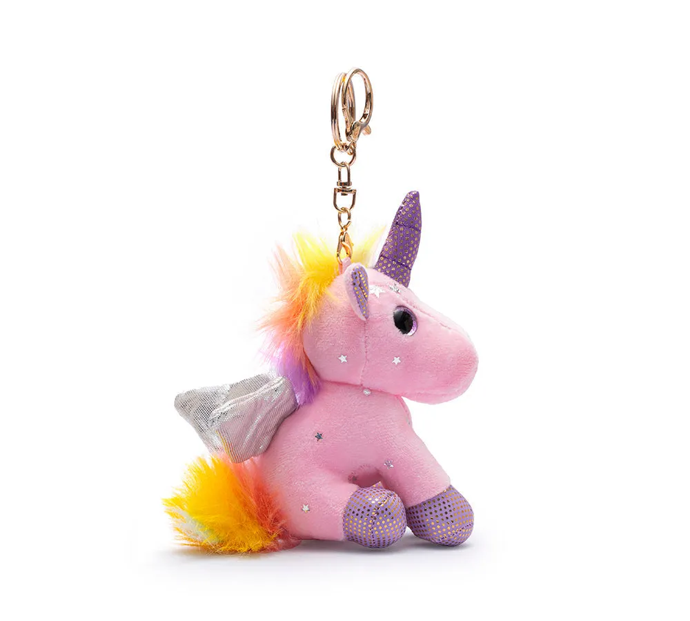 Cute Plush Unicorn Keyring