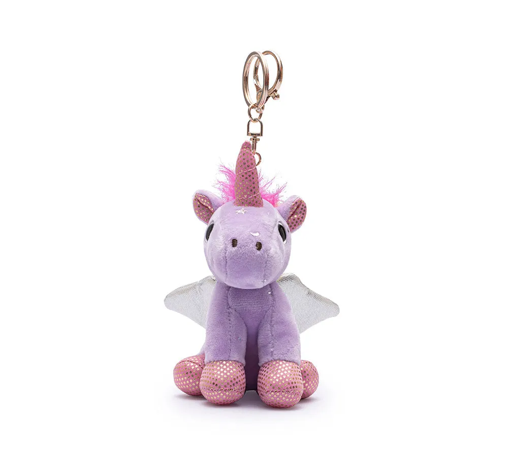 Cute Plush Unicorn Keyring