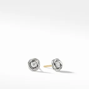 David Yurman Crossover Infinity Earrings with Diamonds