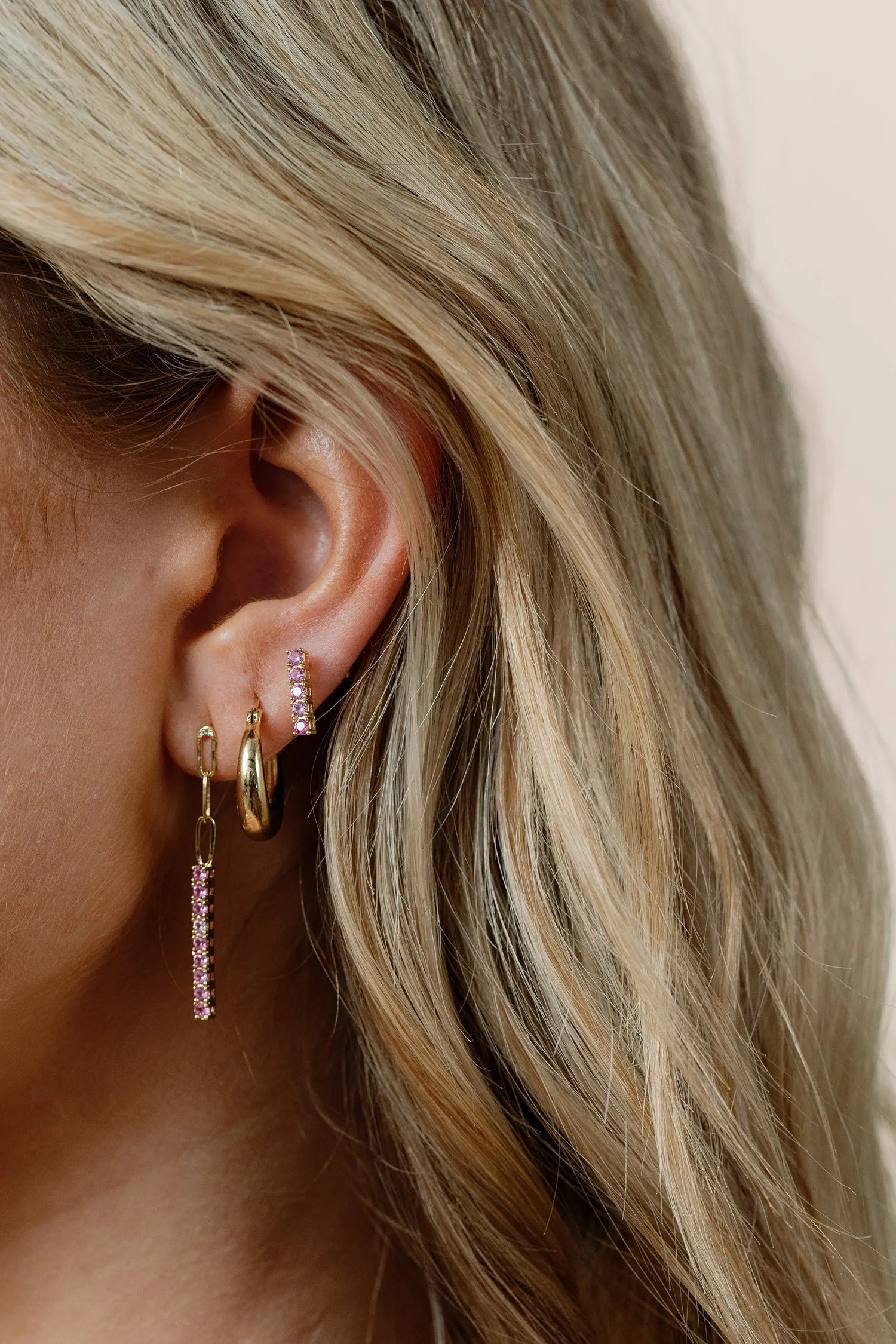 Eugenie Pavé Tennis Earrings