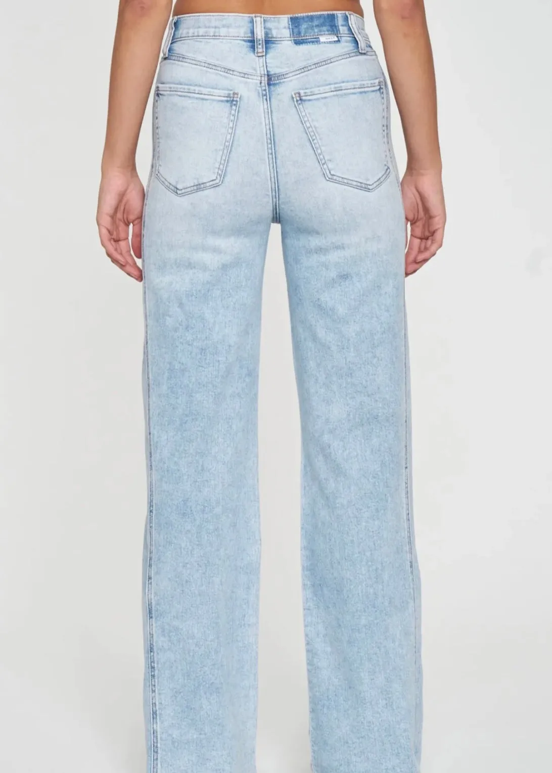 Far Out Wide Leg Jeans with Seaming