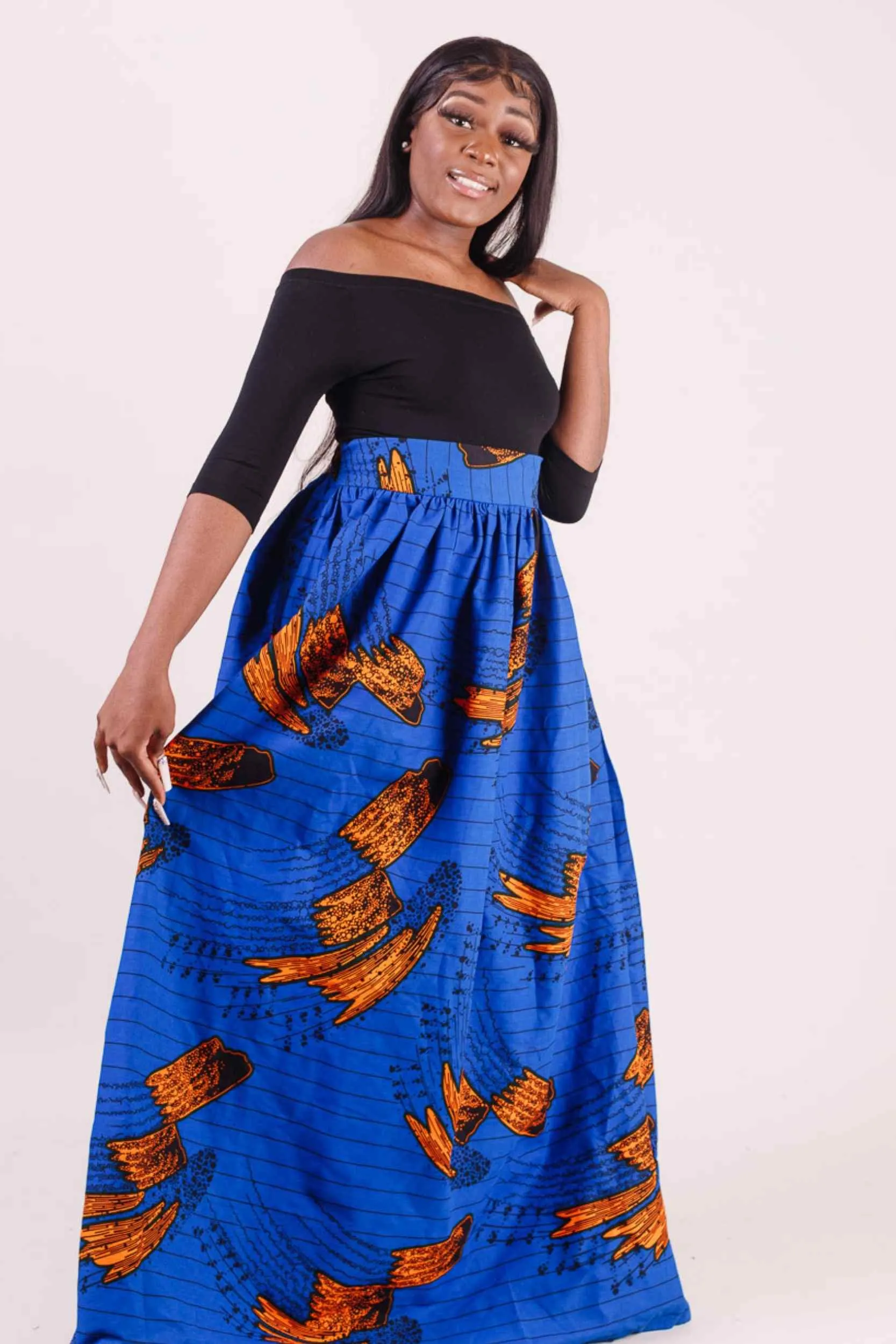 FATAYE African Print Maxi Skirt