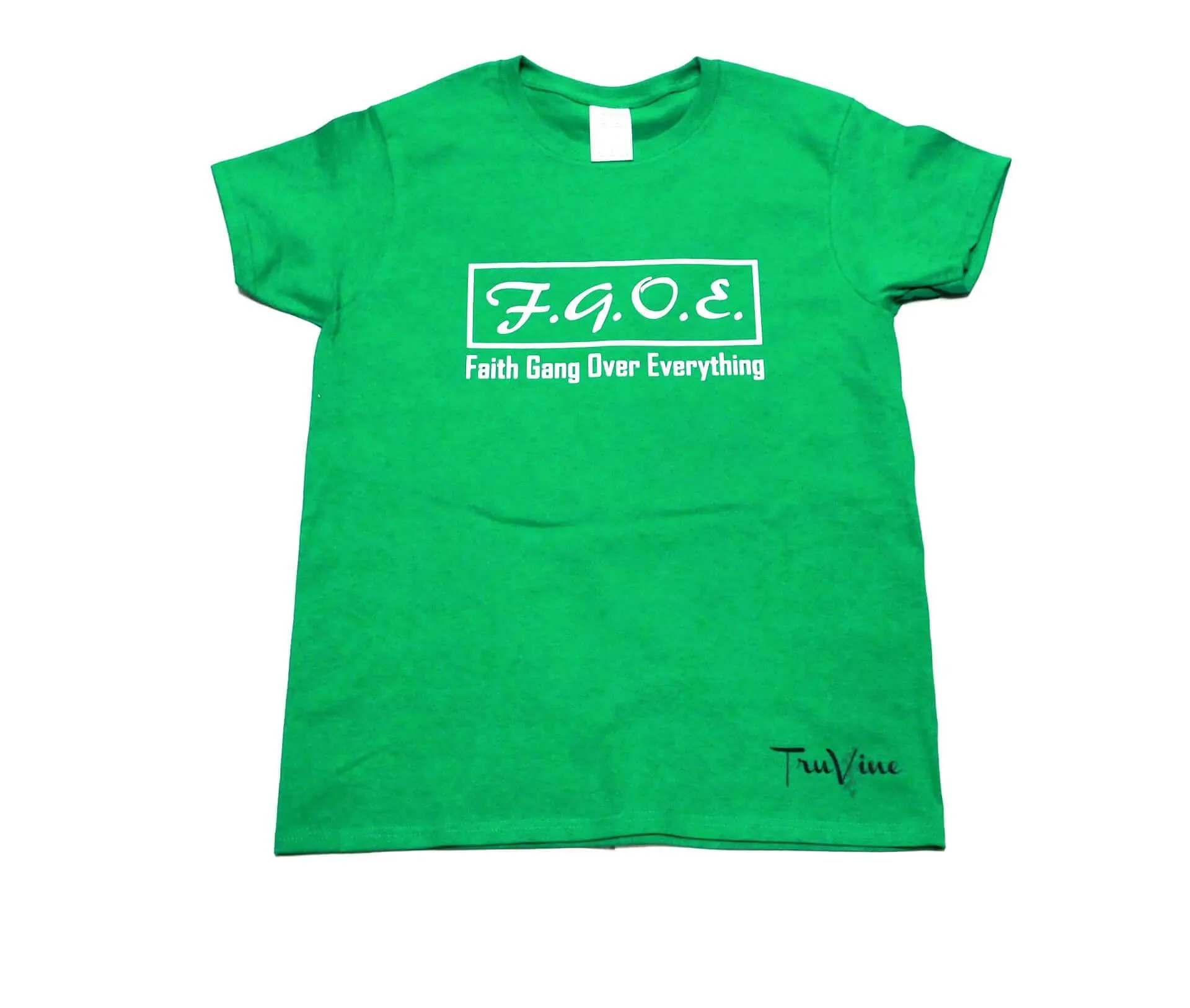 F.G.O.E. (Faith Gang Over Everything) Irish Green Tee