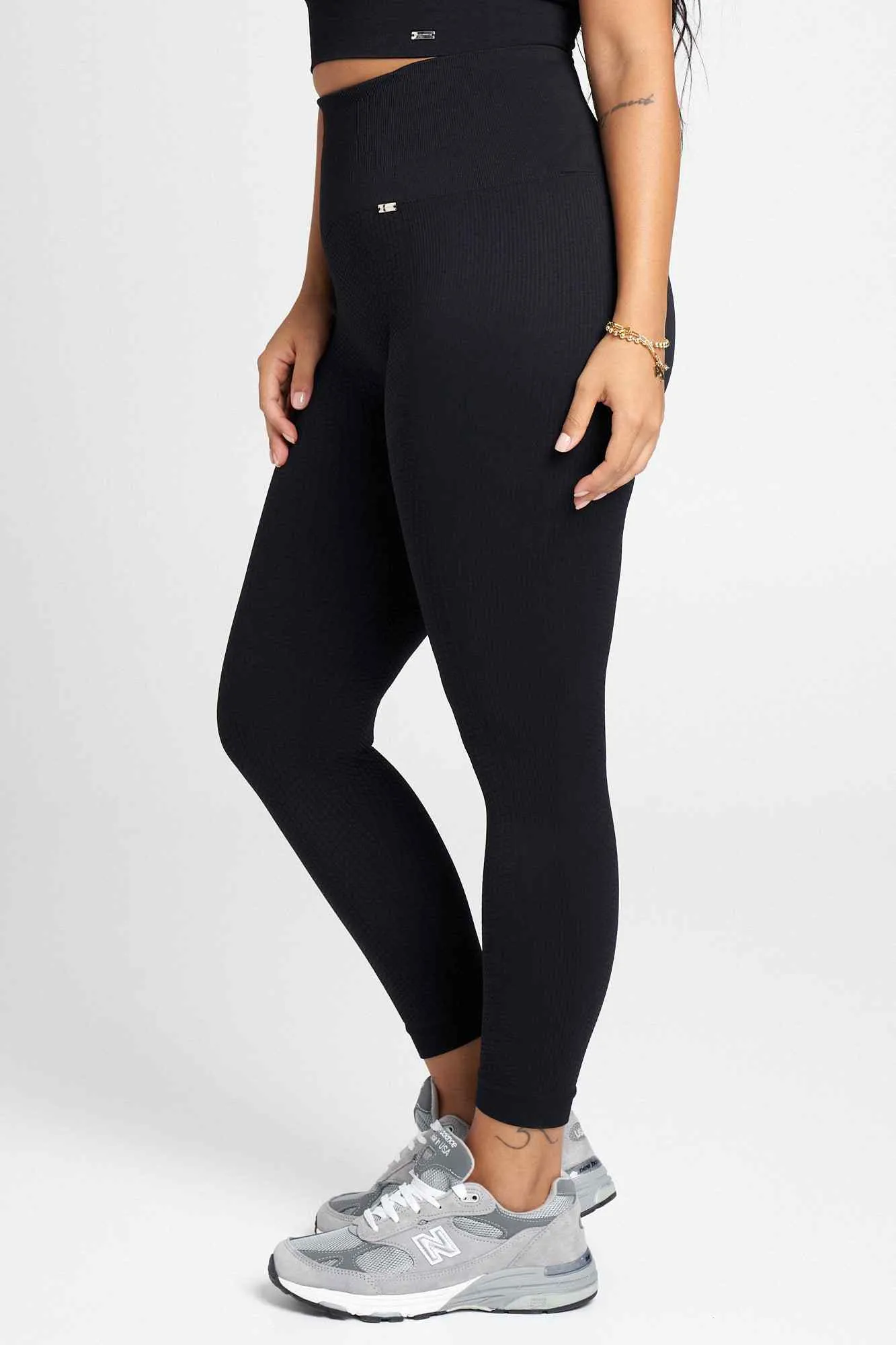 Flow Legging Capri en Negro