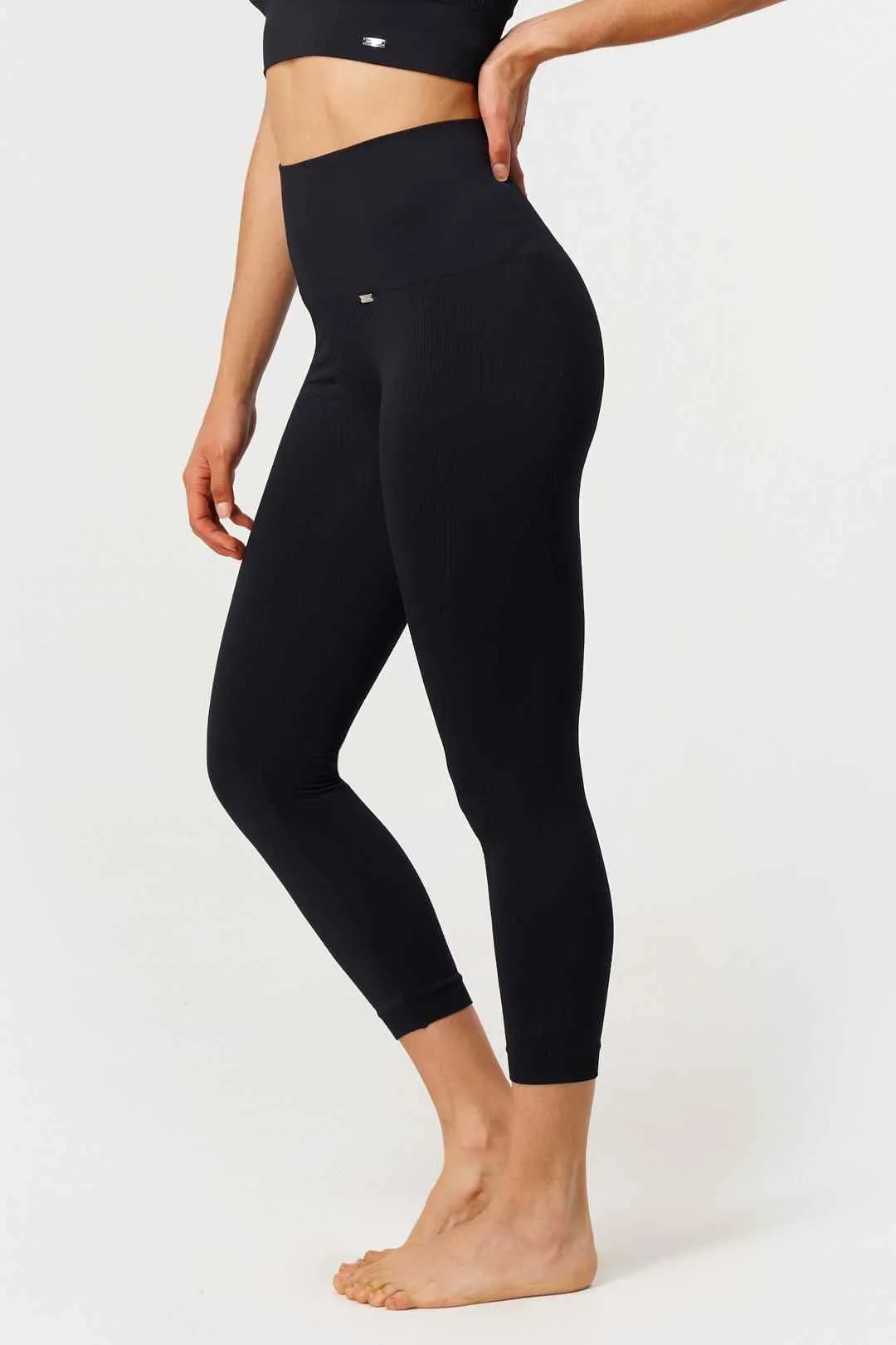 Flow Legging Capri en Negro