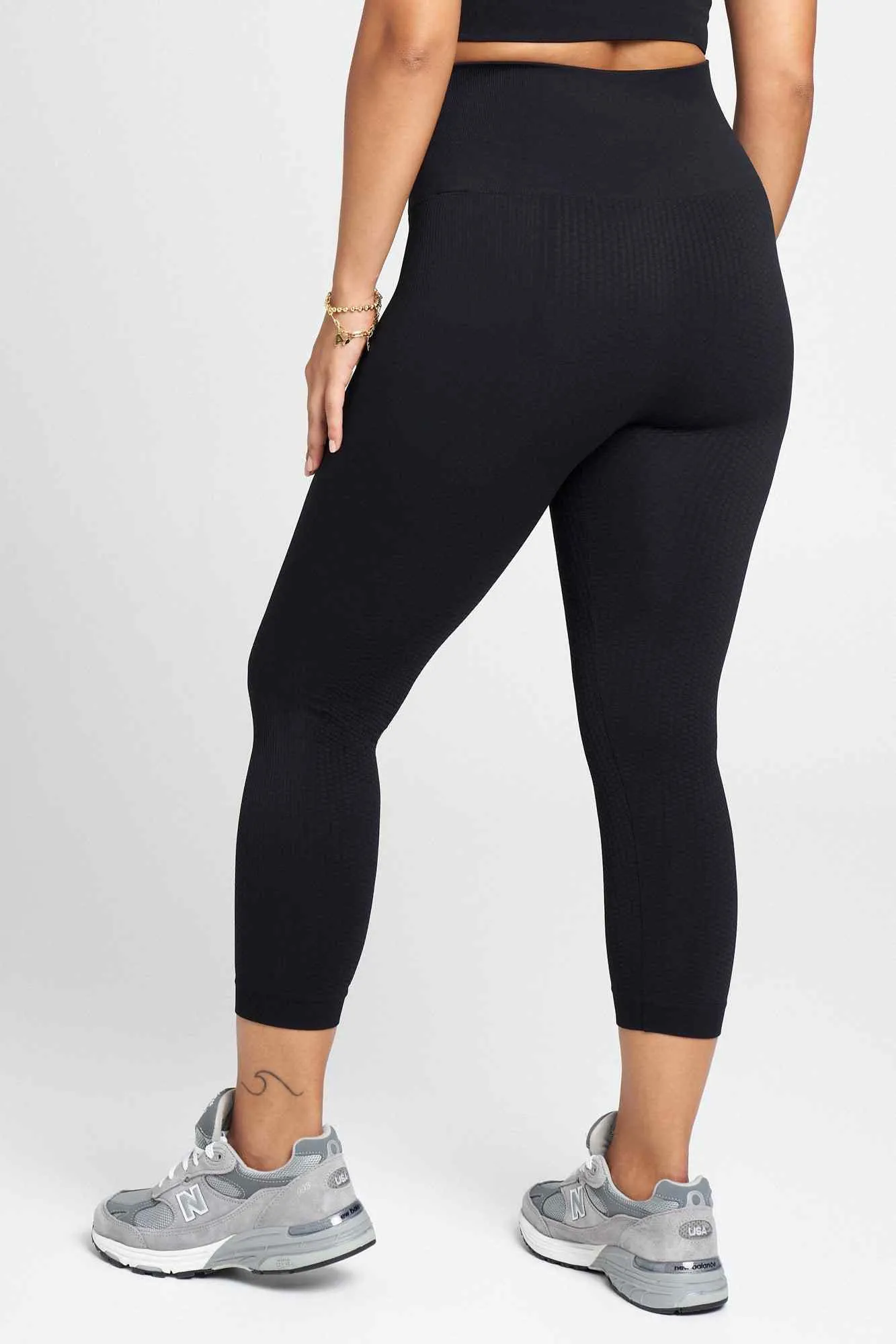 Flow Legging Capri en Negro