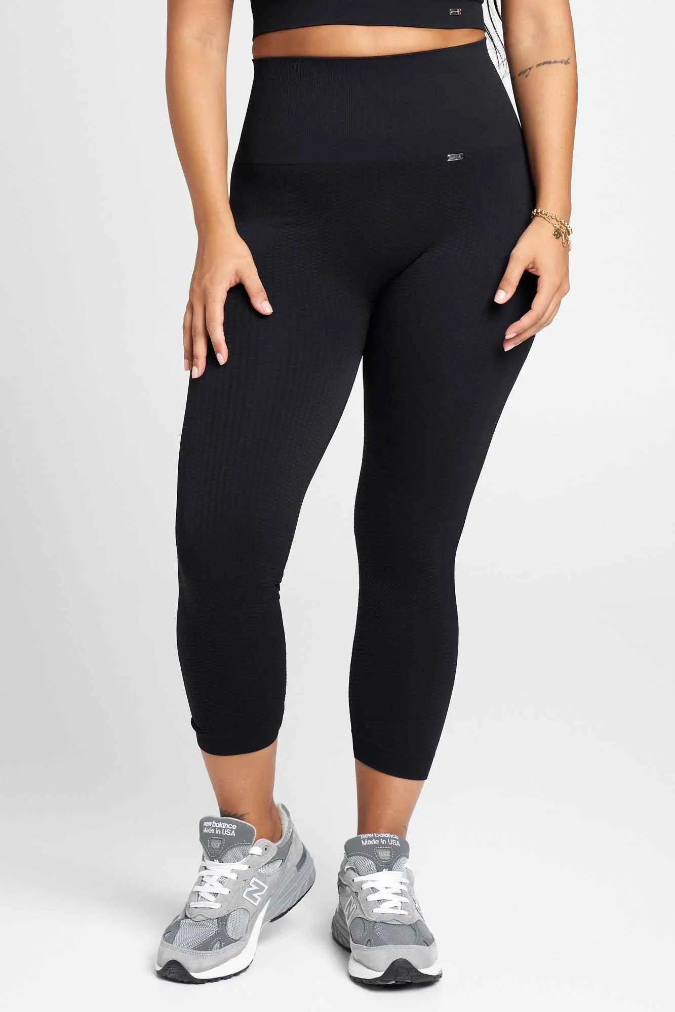 Flow Legging Capri en Negro