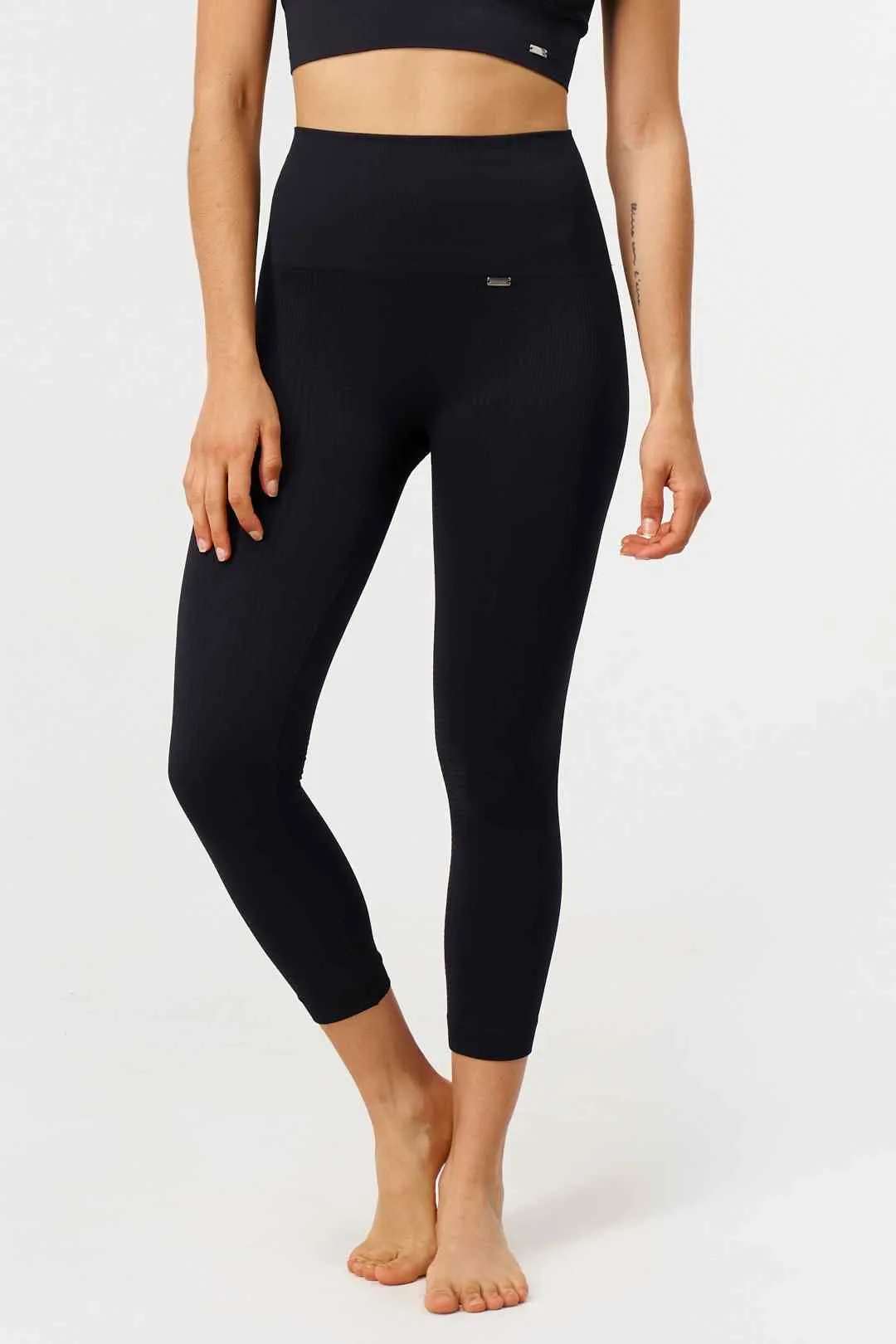 Flow Legging Capri en Negro